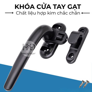 Khóa Tay Gạt Mở Cửa 1 Chiều Có Chốt An Toàn, Tay Nắm Cứng Cáp, Thiết Kế Hiện Đại, Phù Hợp Nhiều hệ Cửa.