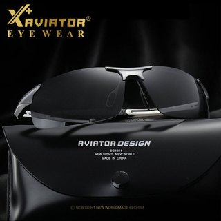 Kính Mát Nam AVIATOR 8177 – Đổi Màu Tự Động, Phân Cực Chống Chói, Gọng Nhôm Magiê