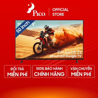 Google TV Sony 4K 50 inch LED Nền BRAVIA 2 II K-50S25VM2 - Mới 2025