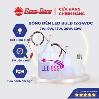  Bóng Đèn LED Kẹp Bình Ắc Quy 12V - 24V DC 7W   9W Rạng Đông ChipLED Samsung 
