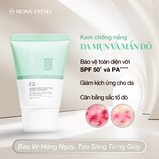 Kem Chống Nắng Che Khuyết Điểm Da Mụn Mona Frema SUNPRE High Protection EG Facial Gel 30ml