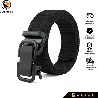 Thắt lưng vải Canvas Kiểu dáng Đơn giản Phong Cách Cao Bồi Cho Nam Nữ Dùng Thường Ngày