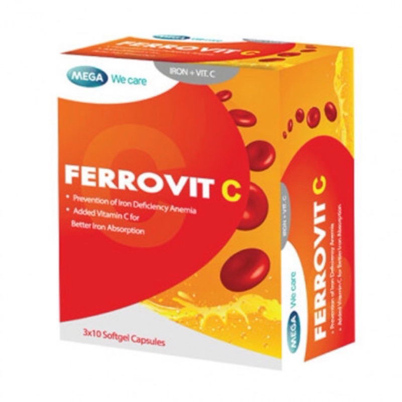 Ferrovit C giúp hỗ trợ giảm nguy cơ và triệu chứng thiếu máu do thiếu sắt dùng cho phụ nữ có thai, c