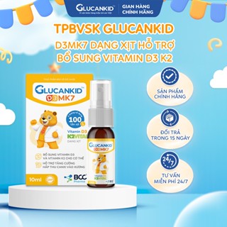 TPBVSK Glucankid D3MK7 dạng xịt, hỗ trợ bổ sung Vitamin D3 K2, tăng cường hấp thu canxi cho bé từ 3 tháng