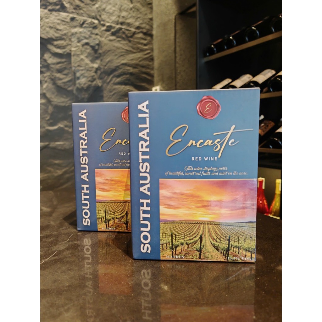 Rượu vang bịch Úc Encaste 3 lít chính hãng