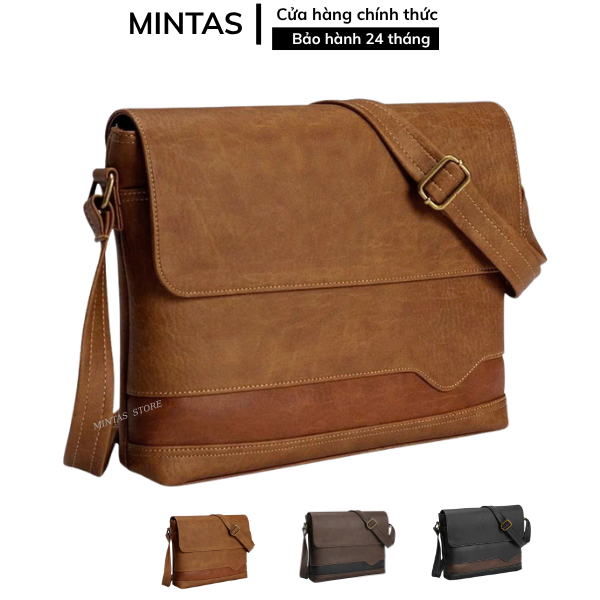 Túi Da Công Sở Đa Năng Đơn Giản Thời Trang MINTAS.