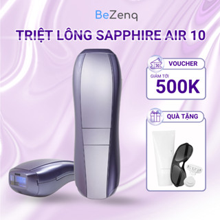 Máy triệt lông Sapphire Air 10 đèn triệt kép IPL, máy triệt lông tại nhà không đau rát và hiệu quả