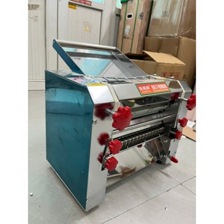 HÀNG MỚI 100% - Máy Cán Bột Làm Mì Tươi Chạy Điện Inox Bảo Hành 1 Năm lô cán dài 30cm