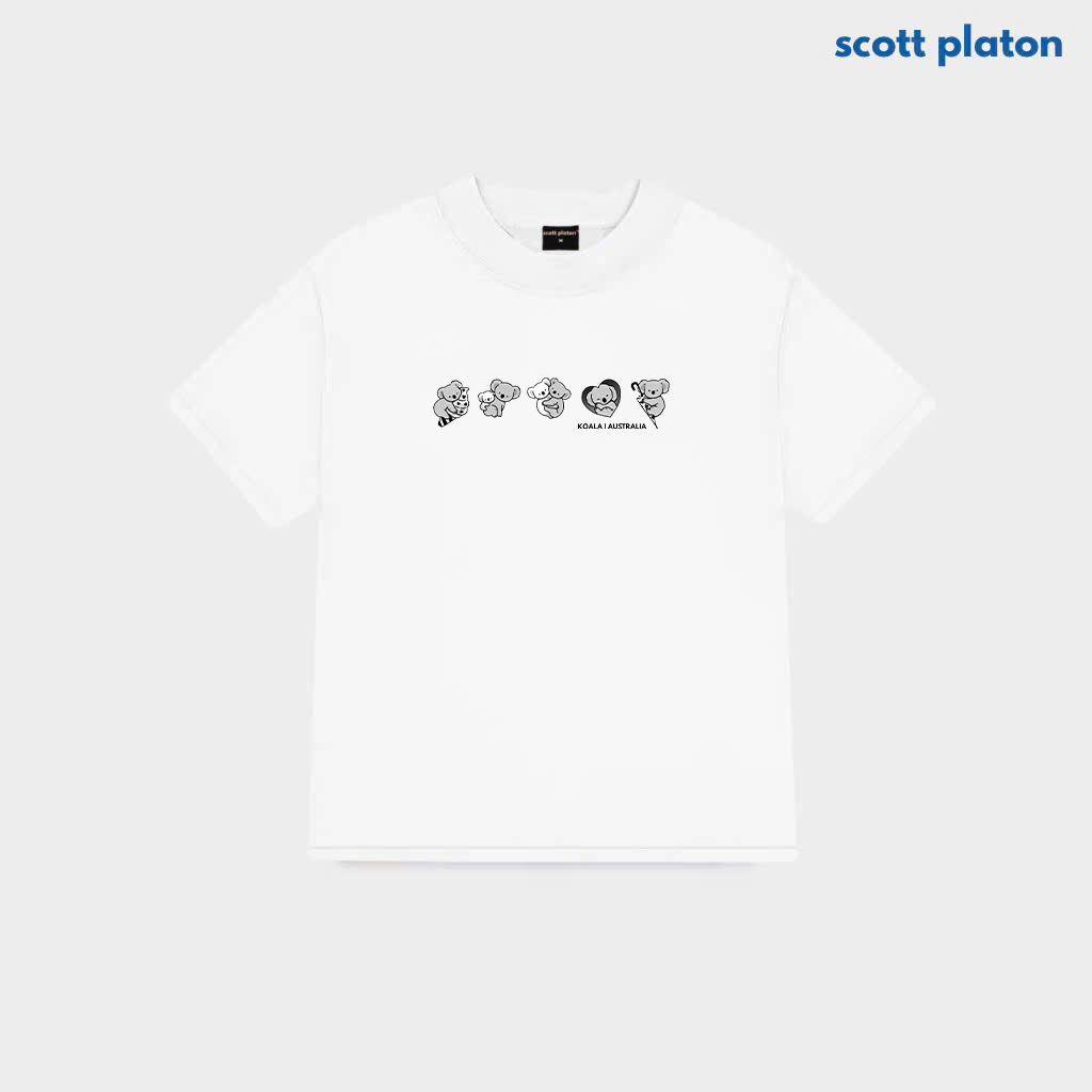Áo Nữ Baby Tee Koala Australia - Chất liệu cotton dày dặn đứng form Scott Platon