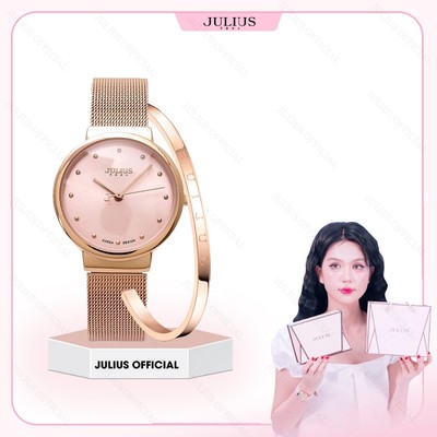 Combo vòng tay và đồng hồ nữ Julius JA-426 | Julius Official