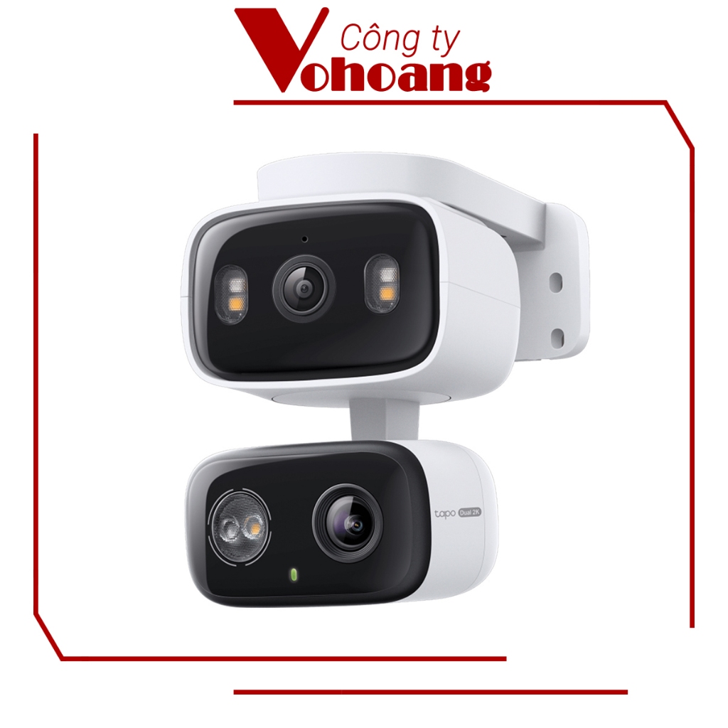 Camera Hai Ống Kính TP-Link Tapo C246D An Ninh Quay Quét Trong Nhà Ngoài Trời, 2K Rõ Nét, Kháng Nước