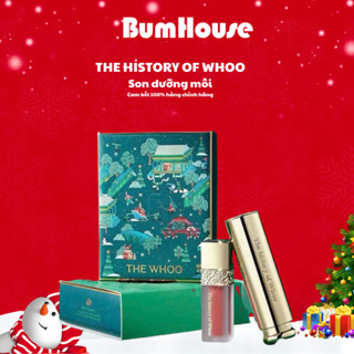 [PHIÊN BẢN NOEN] Set son The History of Whoo son dưỡng Whoo màu hồng Pink 3.3g & Son kem lì Rose Pink mini 2.1g