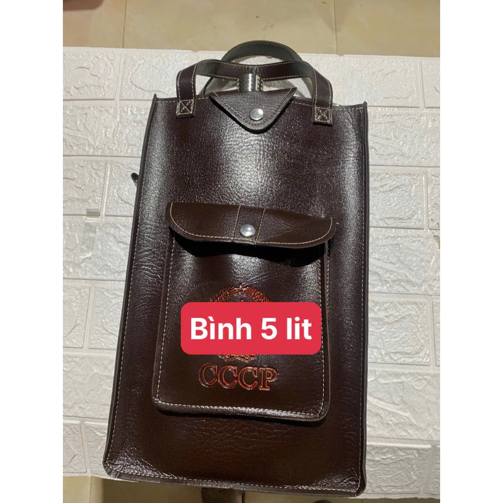 Bình inox 5 lít -2 lít-4 lít tặng kèm túi da