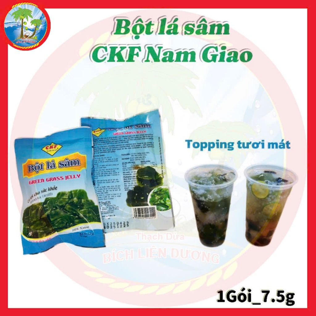 BỘT LÀM THẠCH SƯƠNG SÂM CKF NAM GIAO [7.5G/GÓI]