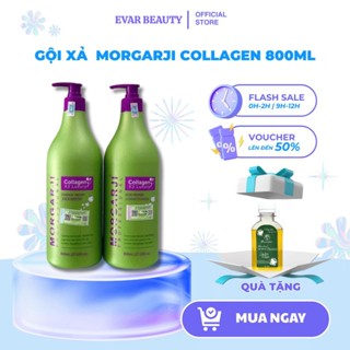 Cặp Dầu Gội Xả Morgarji x3 Luxury Phục Hồi Tóc Hư Tổn Mềm Mượt 800ml