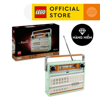  LEGO ICONS 10334 Đồ Chơi Lắp Ráp Đài Radio Cổ Điển  906 chi tiết  