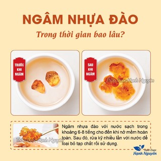 Nhựa đào Vân Nam 1kg, lệ đào nấu chè dưỡng nhan, thanh nhiệt, đẹp da, chống lão hóa