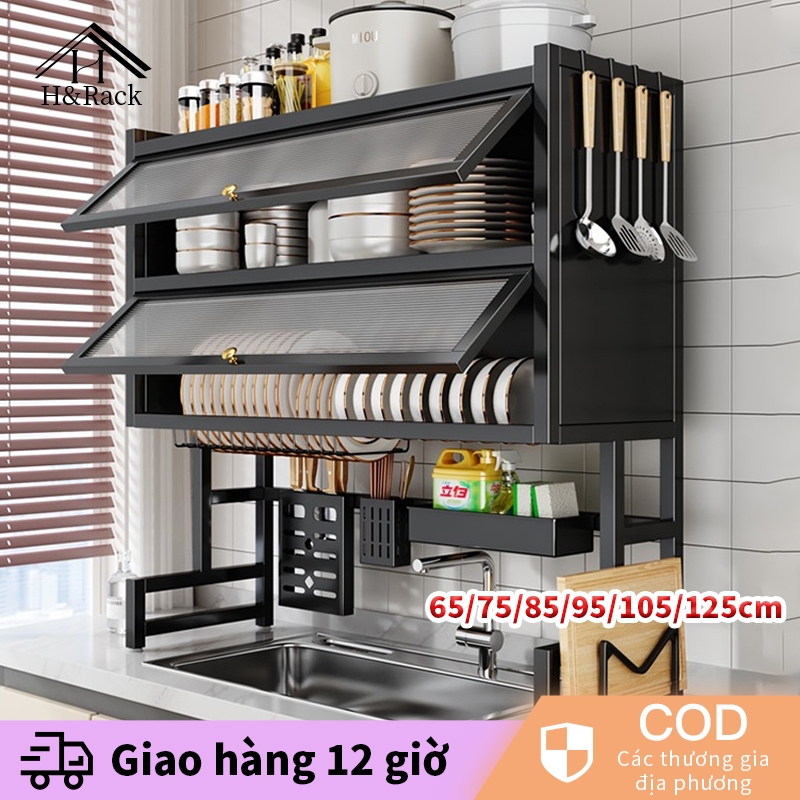 Kệ Chén Có Nắp Đậy 2 Tầng