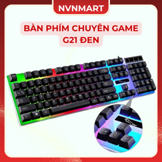Bàn Phím Giả Cơ Chuyên Game G21 Led 7 màu + Tặng kèm chuột và Tai nghe led 7 màu