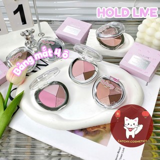   HOLD LIVE  Bảng Phấn Mắt Hold Live 4 Ô Vỏ Tím Nơ Coquette Mist Eyeshadow Palette 6.8g  HL772  