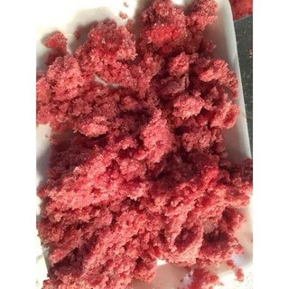 MÙN CƯA THỊT (Bò Heo) ĐỎ THƠM_NGUYÊN CHẤT KHÔNG PHA CHO CÚN MÈO 1kg (Giao hoả tốc )