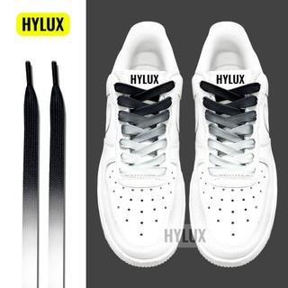 [15 Màu] Dây Giày Ombre Chuyển Màu Cá Tính - Dây Dẹt Gradient Thay Cho Giày Sneaker