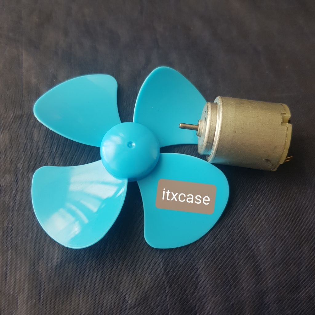 Motor 260 tốc độ cao + cánh quạt 80mm