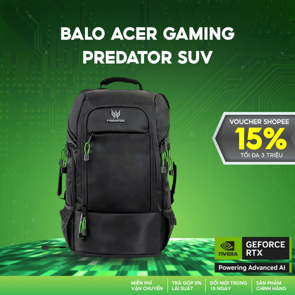 Balo Acer Gaming Predator SUV - Chính Hãng