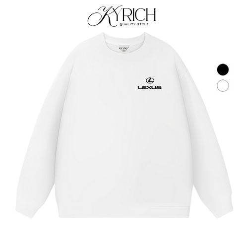 Áo Sweater Kyrich Premium Nỉ Logo Left Lexus Luxury Car