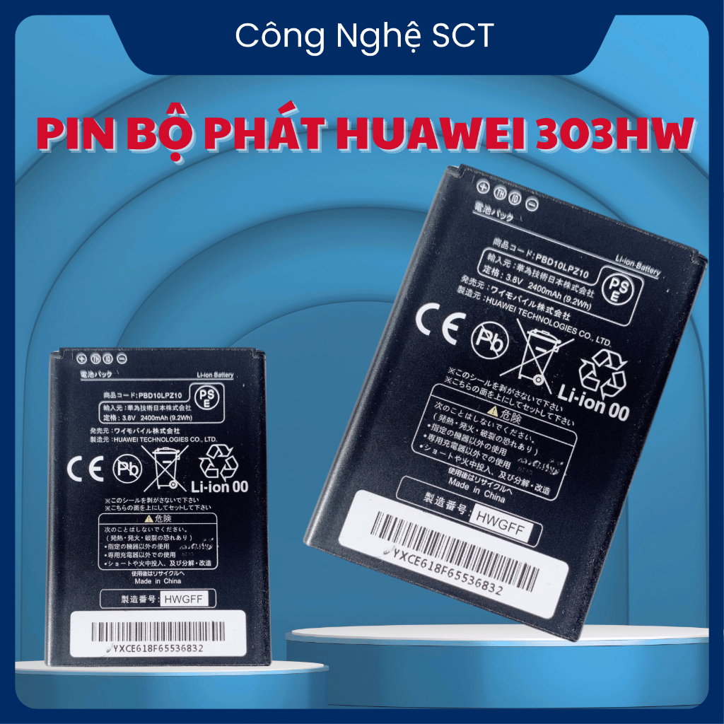 Pin Dành Cho Bộ Phát Wifi 4G 303Hw, 304hw, GL10P- Pin Khỏe Dung Lượng 2400mah