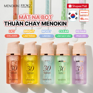 Mặt nạ sủi bọt thải độc, mặt nạ thuần chay thẩm thấu nhanh sau 30 giây Menokin 30s Quick Bubble Mask