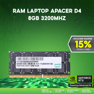 Ram laptop Apacer D4 8GB 3200Mhz – Hiệu năng ổn định & xử lý đa nhiệm mượt mà