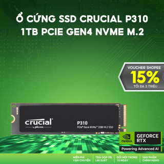  Ổ cứng SSD Crucial P310 1TB PCIe Gen4 NVMe M.2 – tốc độ cực nhanh & hiệu năng lưu trữ đột phá - CT1000P310SSD8 