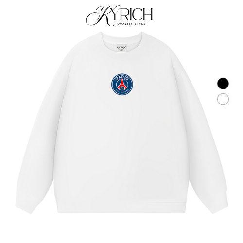 Áo Sweater Kyrich Premium Nỉ Logo Mid Câu Lạc Bộ Bóng Đá Paris Saint Germain Fc Ligue 1