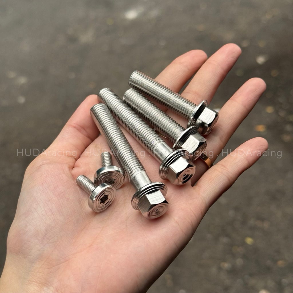 Combo ốc inox 304 bắt Treo Pô Treo gấp Ốp pô cho các dòng xe tay ga Vario AB Vision