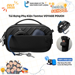 Túi Đựng Phụ Kiện Tomtoc VOYAGE POUCH T29 Chống Nước Đựng IPAD Mini 3/4/5/6, Dây Sạc, Ổ Cứng, Sạc Dự Phòng, Tai Nghe