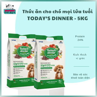  Thức ăn hạt cho chó mọi lứa tuổi Today's dinner 5KG 