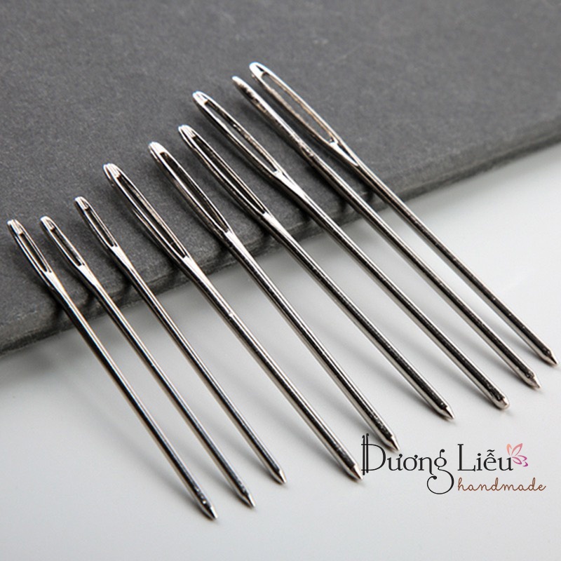 (Set 3) Kim khâu len sợi đầu tù - Dương liễu handmade