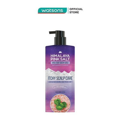 Dầu Gội Sạch Gàu Muối Hồng Himalaya Chăm Sóc Da Đầu Ngứa Itchy Scalp Care 650ml