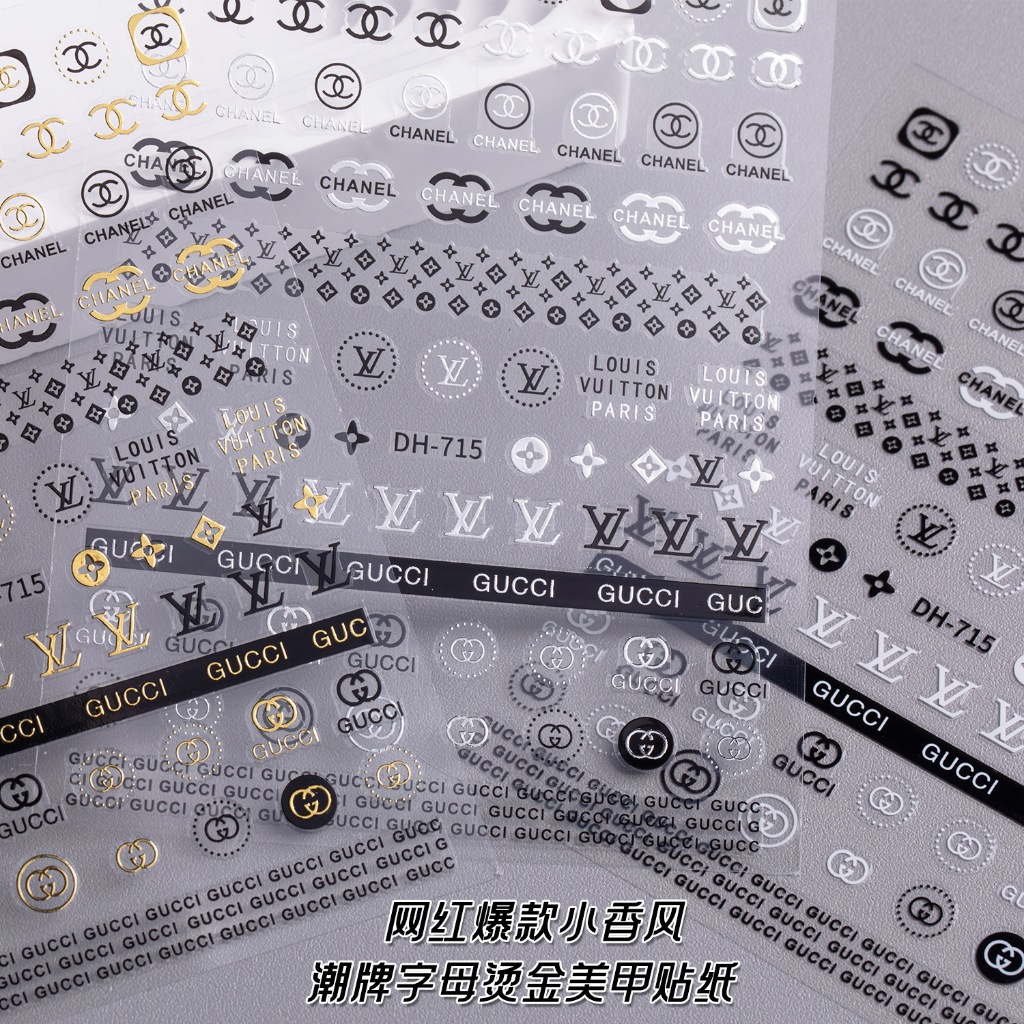 [Từ 3 Tấm Giá 8k] TẤM Ib MẪU STICKER NAIL DÁN MÓNG CAO CẤP  LINK 2