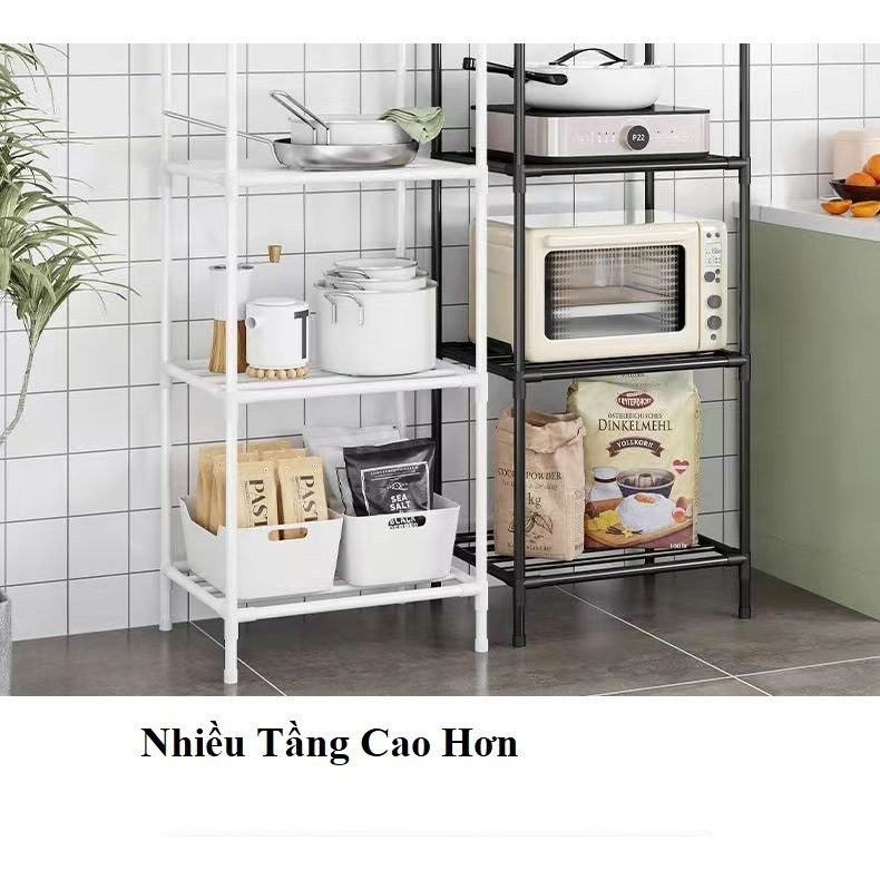 𝑴𝒂𝒓𝒔 Kệ Nhà Bếp Kệ Để Đồ Đa Năng Kệ Sắt 3/4/5/6 Tầng 150KG sơn tĩnh điện chống rỉ | BigBuy360 - bigbuy360.vn