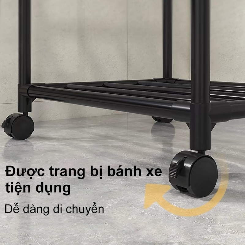 𝑴𝒂𝒓𝒔 Kệ Nhà Bếp Kệ Để Đồ Đa Năng Kệ Sắt 3/4/5/6 Tầng 150KG sơn tĩnh điện chống rỉ | BigBuy360 - bigbuy360.vn