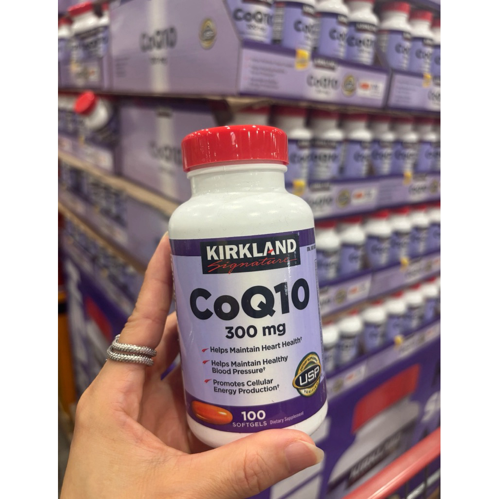 Date 2027 Viên uống Bổ Tim Mạch Kirkland Signature CoQ10 300 mg của Mỹ 100 viên