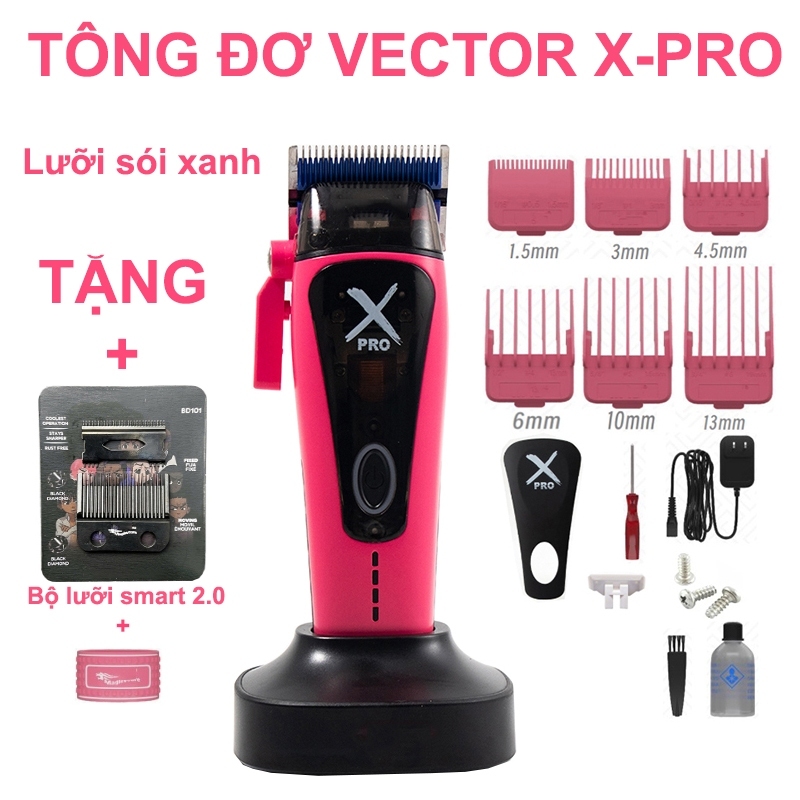 Tông đơ cắt tóc MRD Vector IN2 X-Pro – Cắt nhanh, khỏe, Động cơ Vector IN2 11.500 vòng/phút