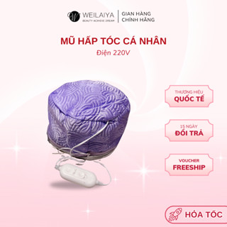 Mũ hấp tóc cá nhân, mũ ủ tóc bằng nhiệt chuẩn salon tại nhà, dòng điện 5V an toàn, 2 mức nhiệt