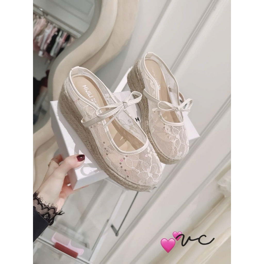 Xuồng ren lưới nơ Mijili