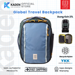 Balo du lịch Topo Designs 27L Global Travel đựng vừa laptop 16 inch, chống thấm, bảo hành 12 tháng-Hàng Chính Hãng
