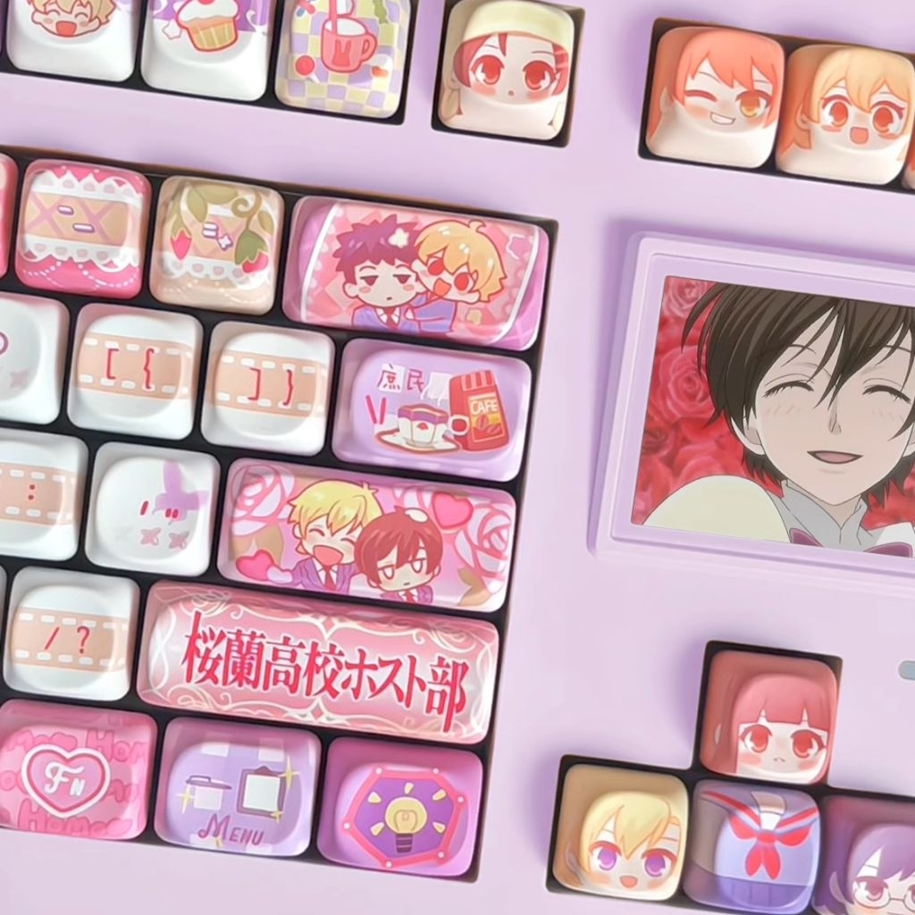 💻⌨️Phím bàn phím cơ Ouran High School [Không muốn rời giường]⌨️