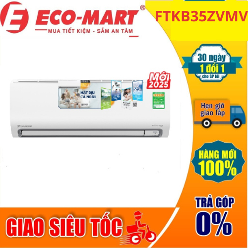 Điều hòa Daikin 1 chiều 12000Btu Inverter FTKB35ZVMV mới 2025