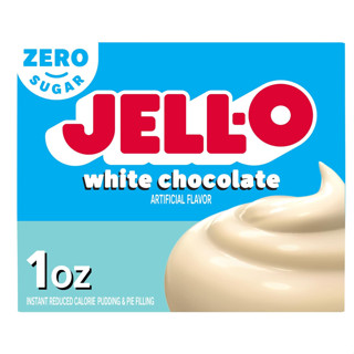 BỘT BÁNH PUDDING MIX VỊ SOCOLA TRẮNG - KHÔNG ĐƯỜNG - KHÔNG BÉO JELL-O White Chocolate Instant Pudding & Pie Filling, 28g